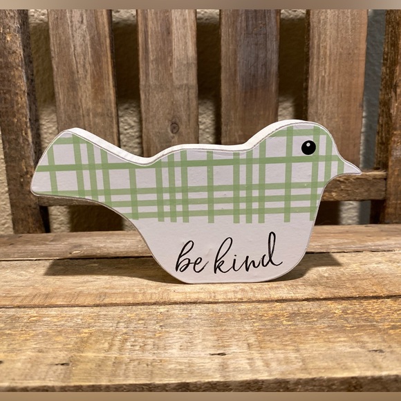 Bird Decor For Tier Trays, Bird Tabletop Wood Signs Set Of 3, Shelf Bird Decor - Picture 7 of 16